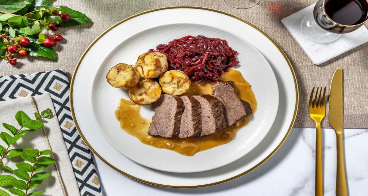 Langsam geschmortes Bürgermeisterstück vom Rind Rezept | HelloFresh