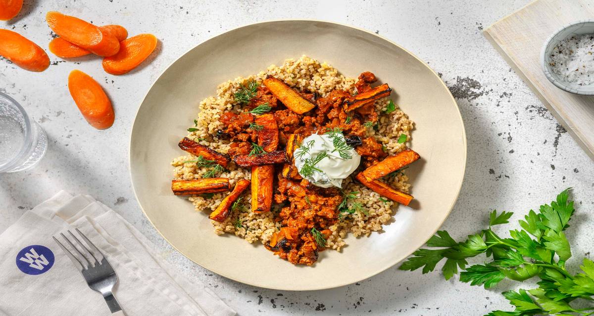 Lebanese Style Lamb and Sumac Bulgur Recipe HelloFresh