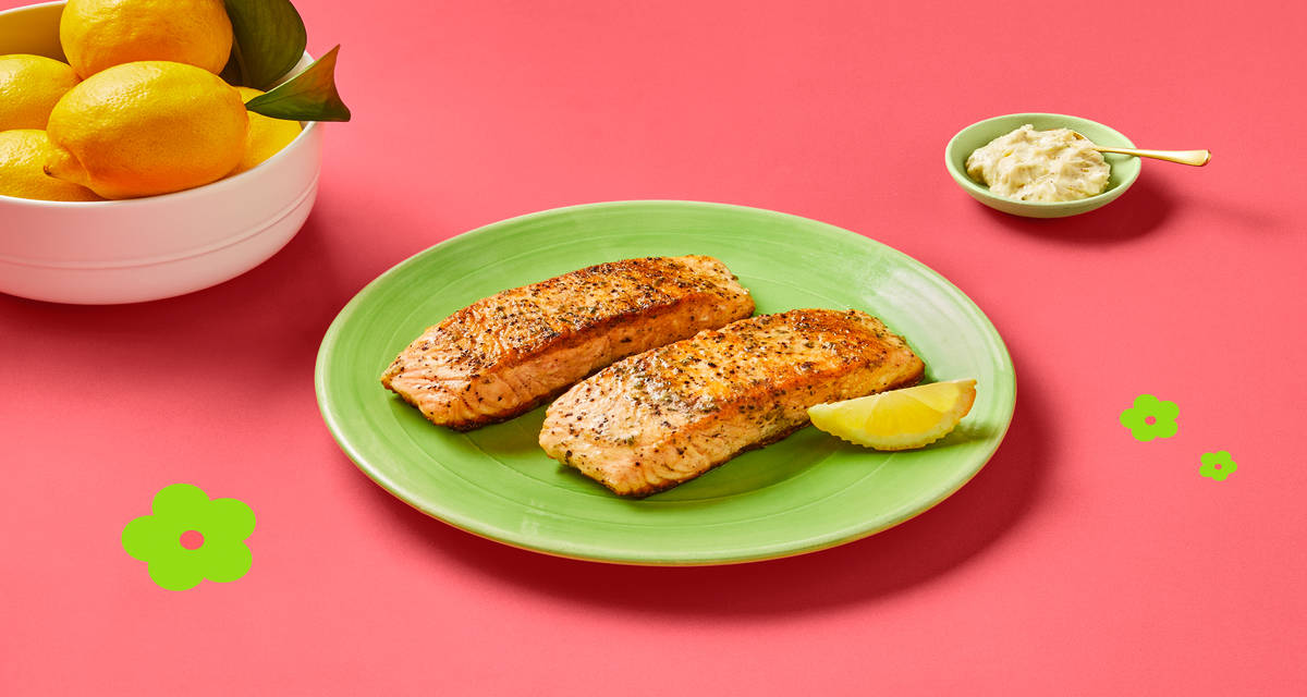 Lemon-Herb Salmon An elegant fish that’s super-delish | 2 Servings