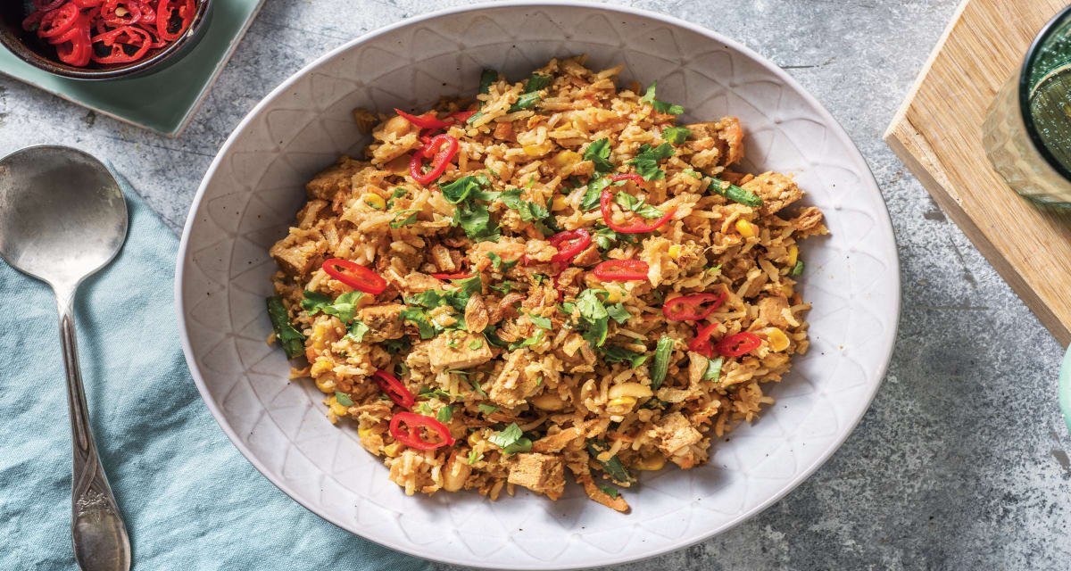 Malaysian Tofu Fried Rice Recipe | HelloFresh