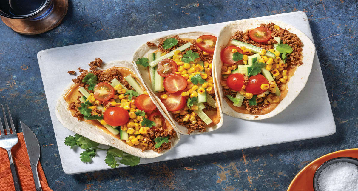 Quick Tex-Mex Veggie Tacos Recipe | HelloFresh