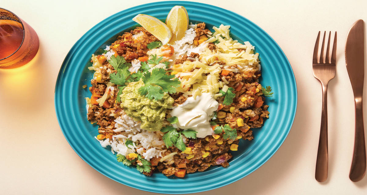 Mexican Beef Burrito Bowl Recipe HelloFresh
