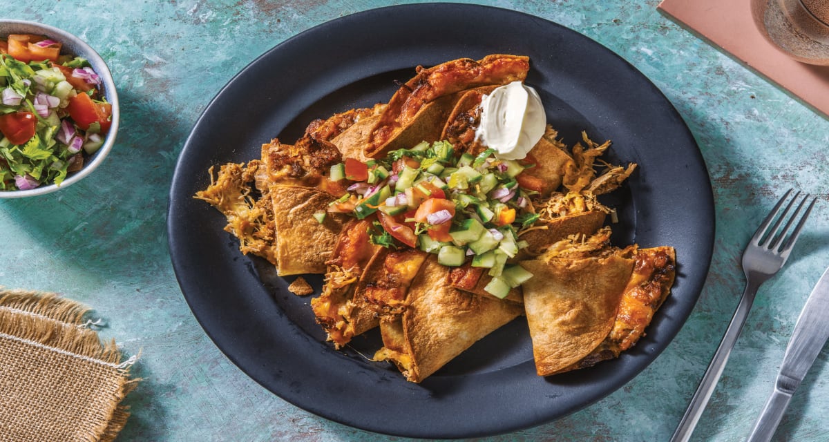 Mexican Pulled Pork Quesadillas Recipe HelloFresh