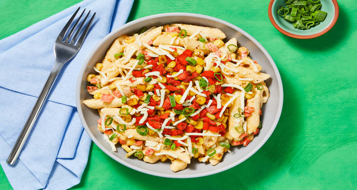 Mexican Street Corn Pasta with Bell Pepper, Jalapeño & Pepper Jack-image