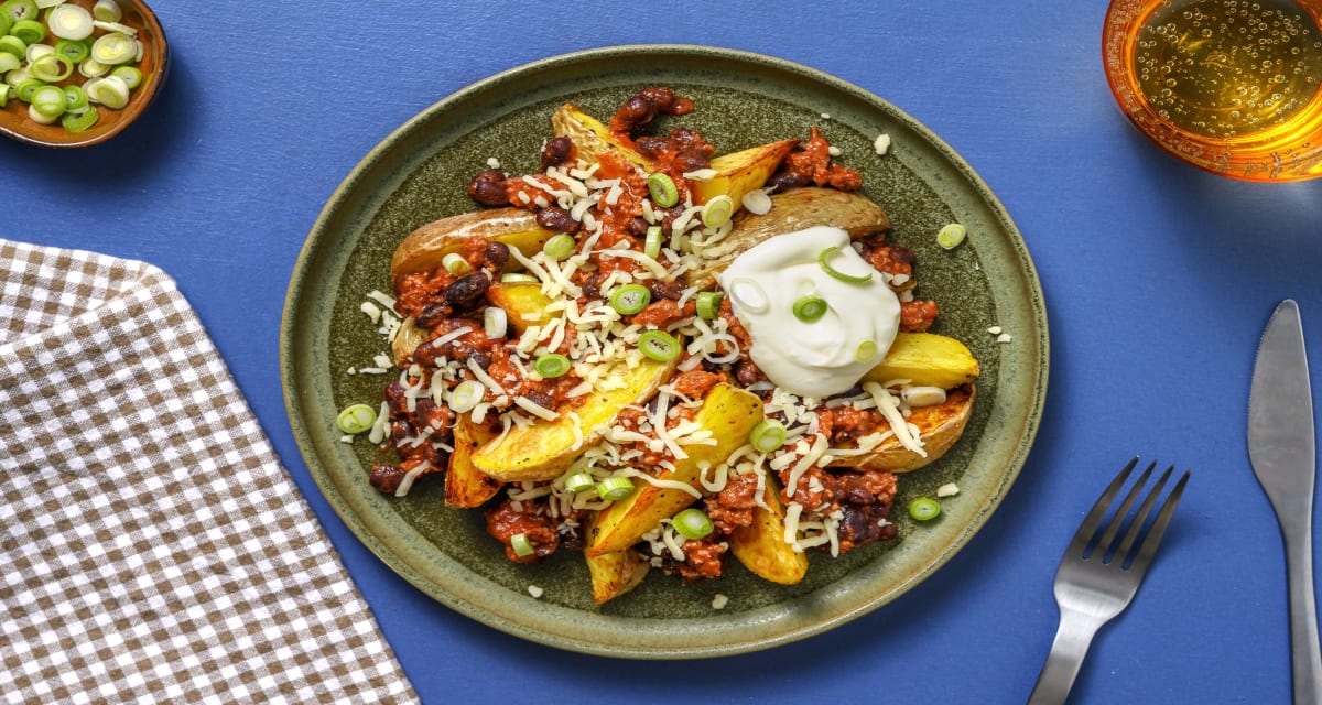 Mexican Style Beef Loaded Wedges Recipe HelloFresh