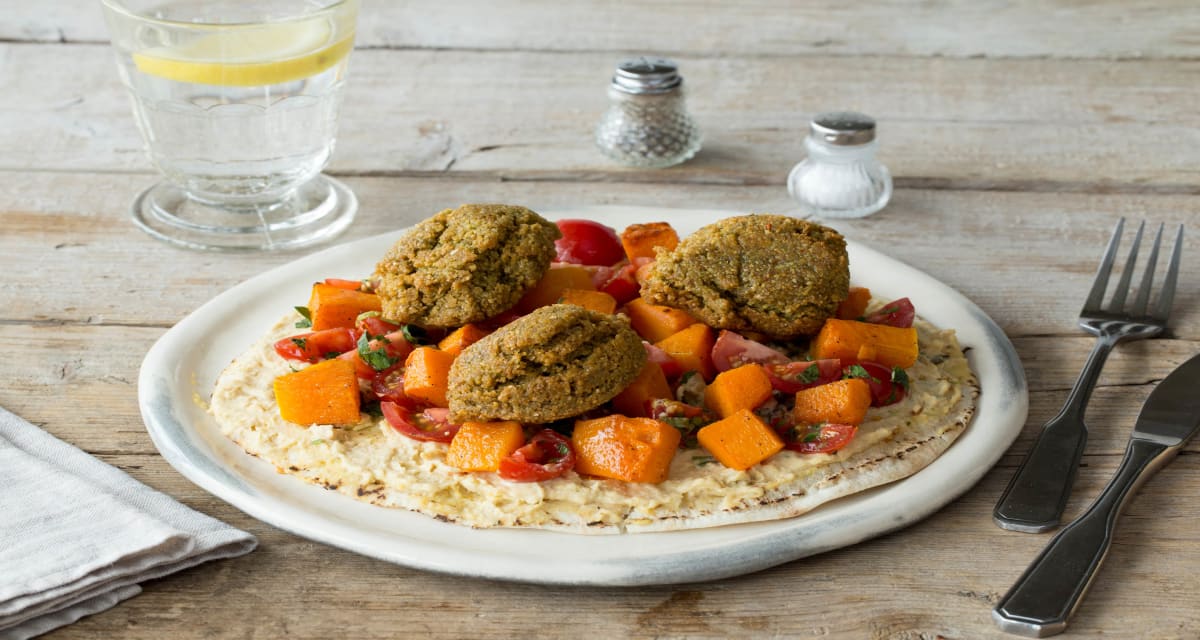 Middle Eastern Falafel Mezze Plate -image