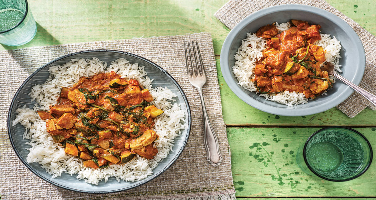 Mild Chicken & Veggie Curry Recipe HelloFresh