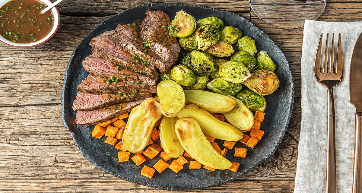 Bean Sprouts Sprouts Flank Steak Spiced Skirt Steak Recipe HelloFresh