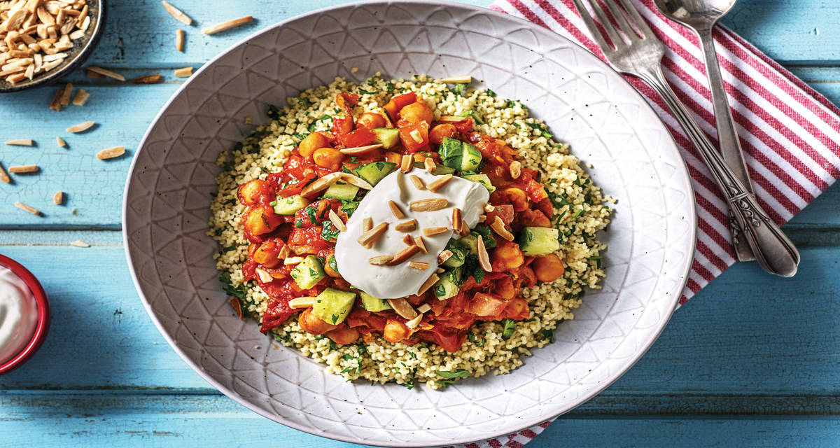 Moroccan Chickpea Tagine with Parsley Couscous Recipe HelloFresh