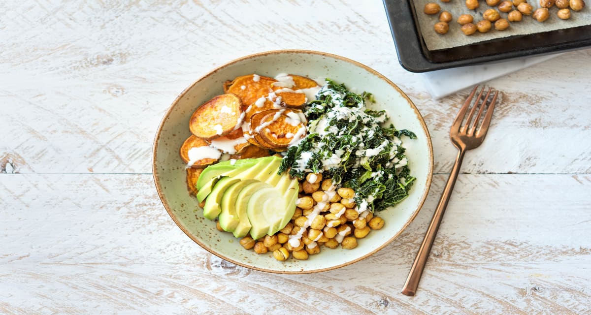 Nourishing Spiced Chickpea & Tahini Bowl Recipe 