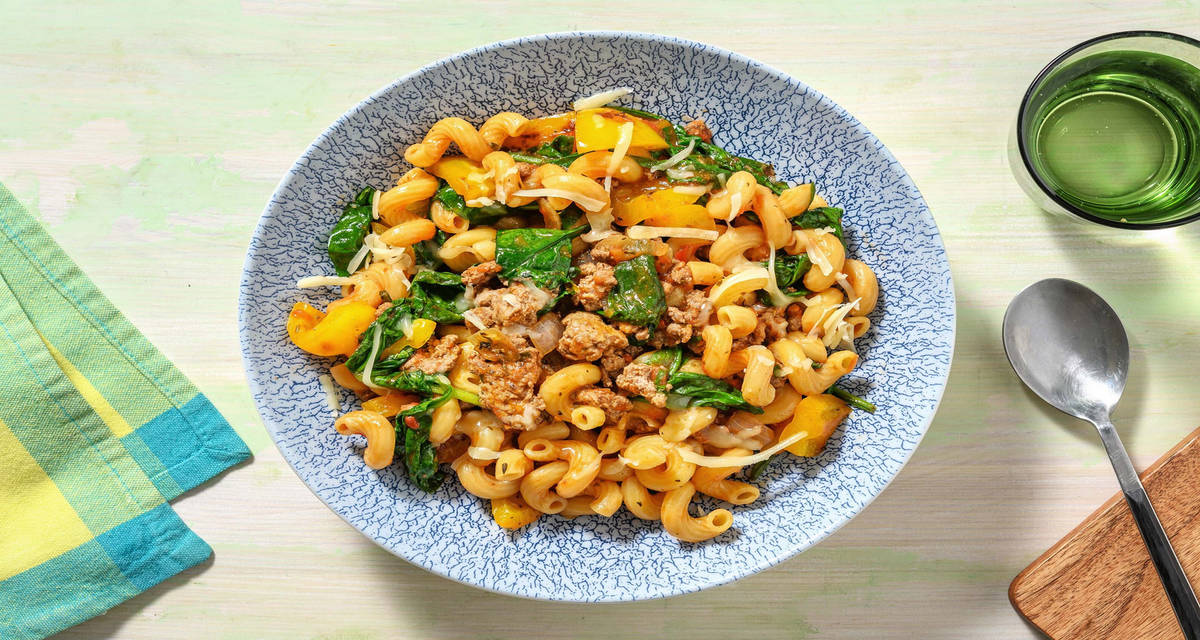 OnePot Southwest Beef and Cavatappi Recipe HelloFresh