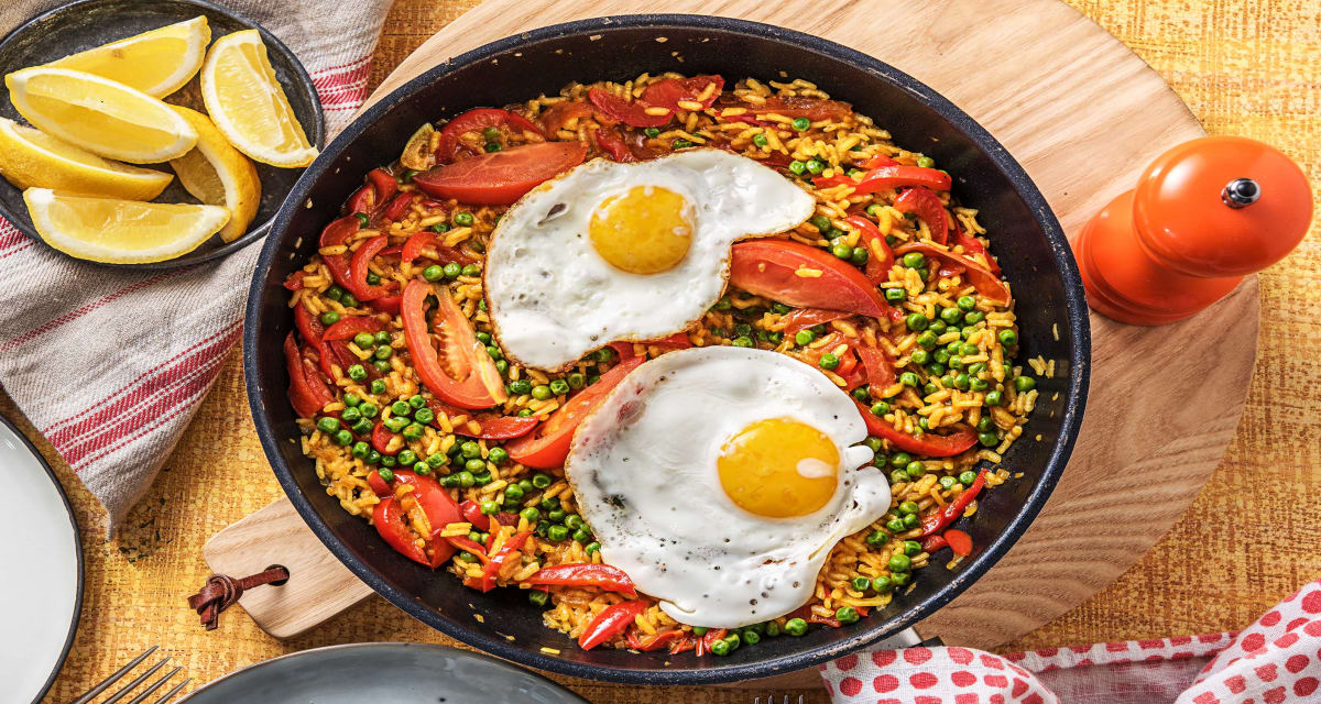 Paella with Eggs Recipe HelloFresh