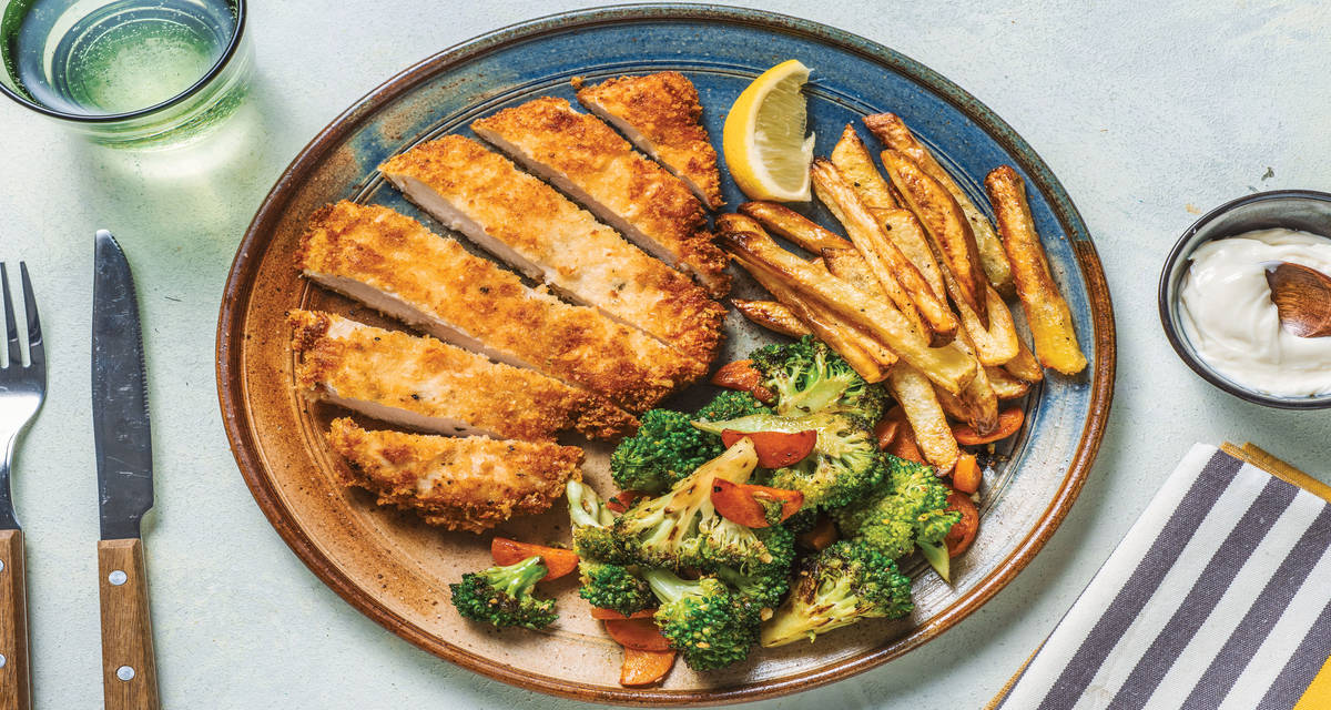 ParmesanCrumbed Chicken Recipe HelloFresh