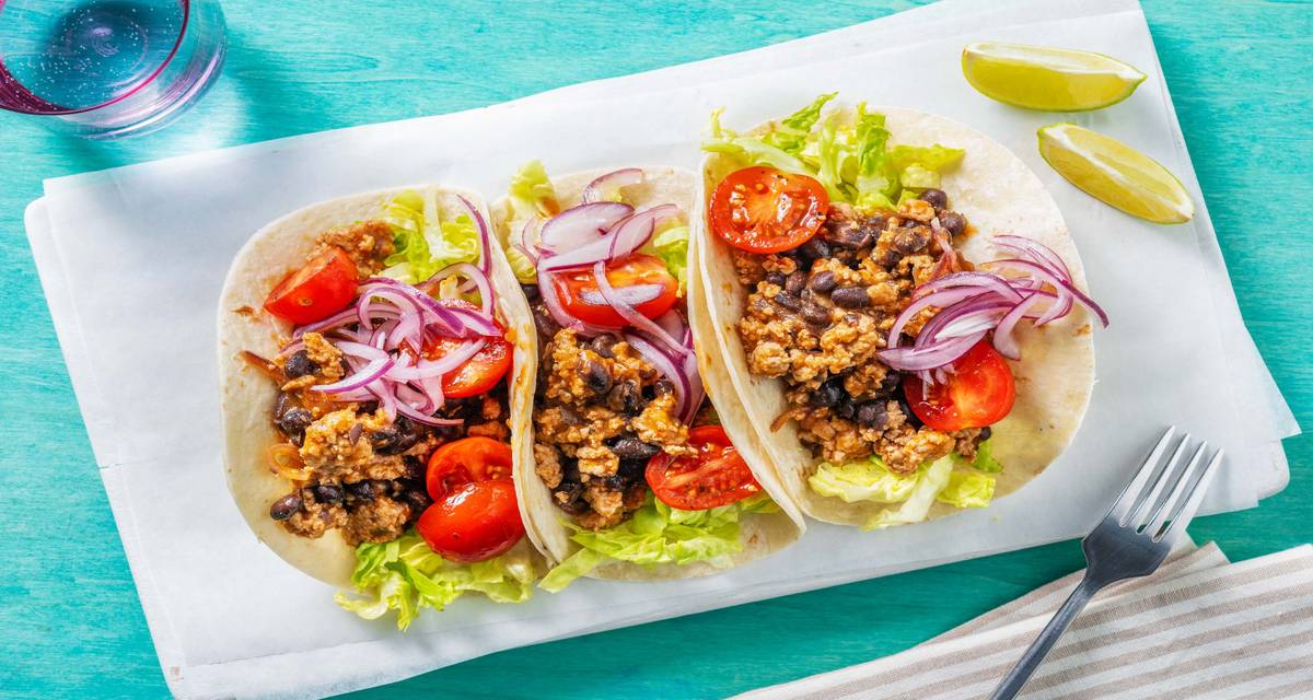 Pork and Black Bean Tacos Recipe HelloFresh