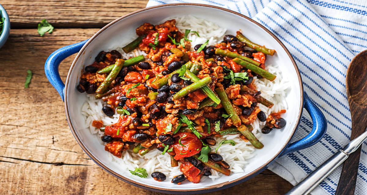 Pork Feijoada & Basmati Rice Recipe HelloFresh