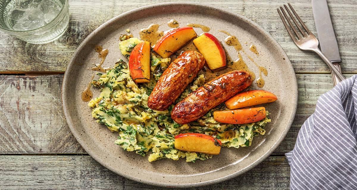 Pork & Oregano Sausages Recipe HelloFresh