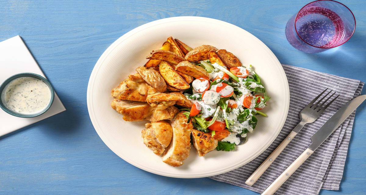 HoneyGarlic Tossed Chicken Recipe HelloFresh