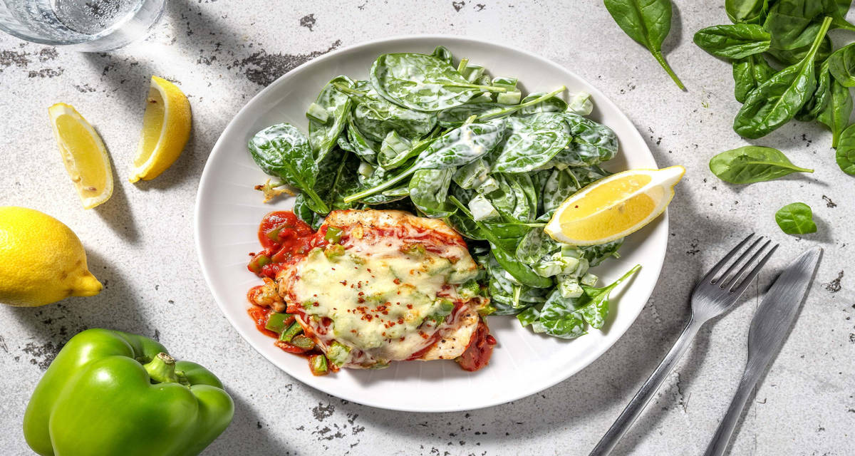 Margherita Olive Garden Baked Chicken Carb Smart Pizza-Style