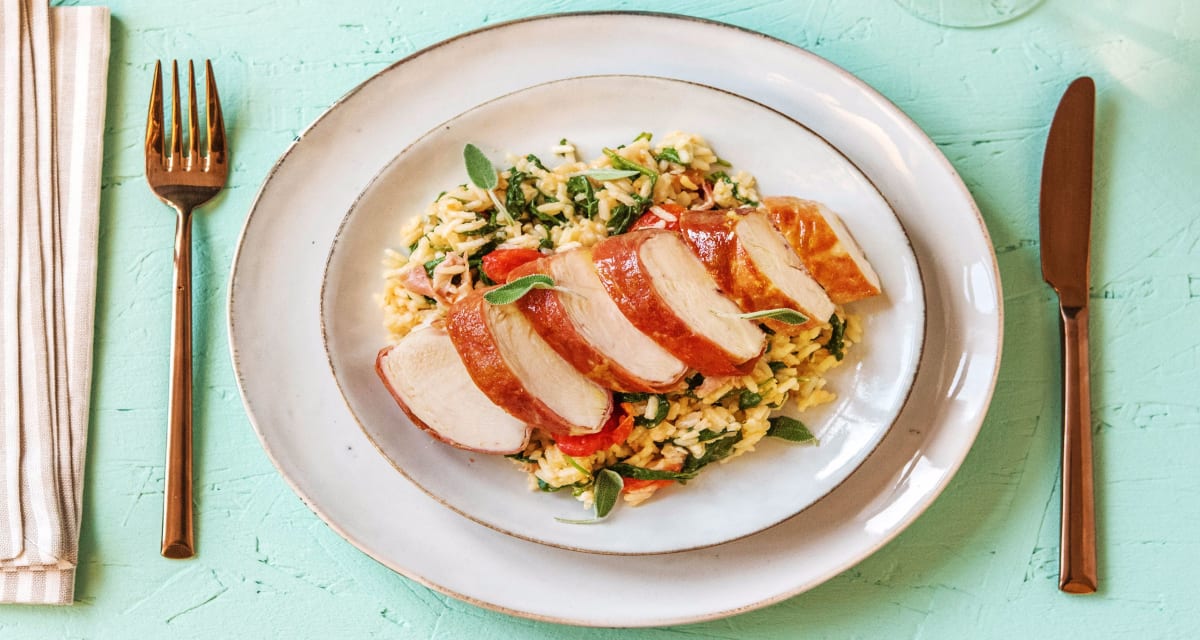 ProsciuttoWrapped Chicken Recipe HelloFresh