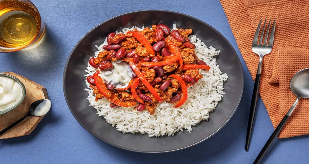 Quick Beef & Bean Chilli Recipe HelloFresh