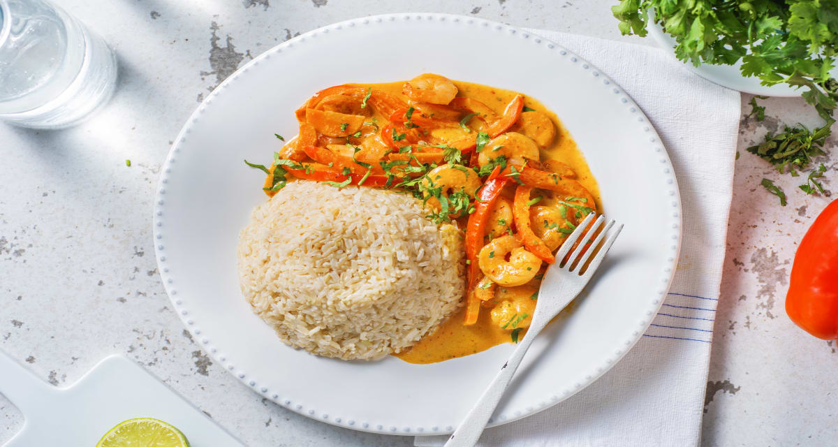 king prawn thai red curry