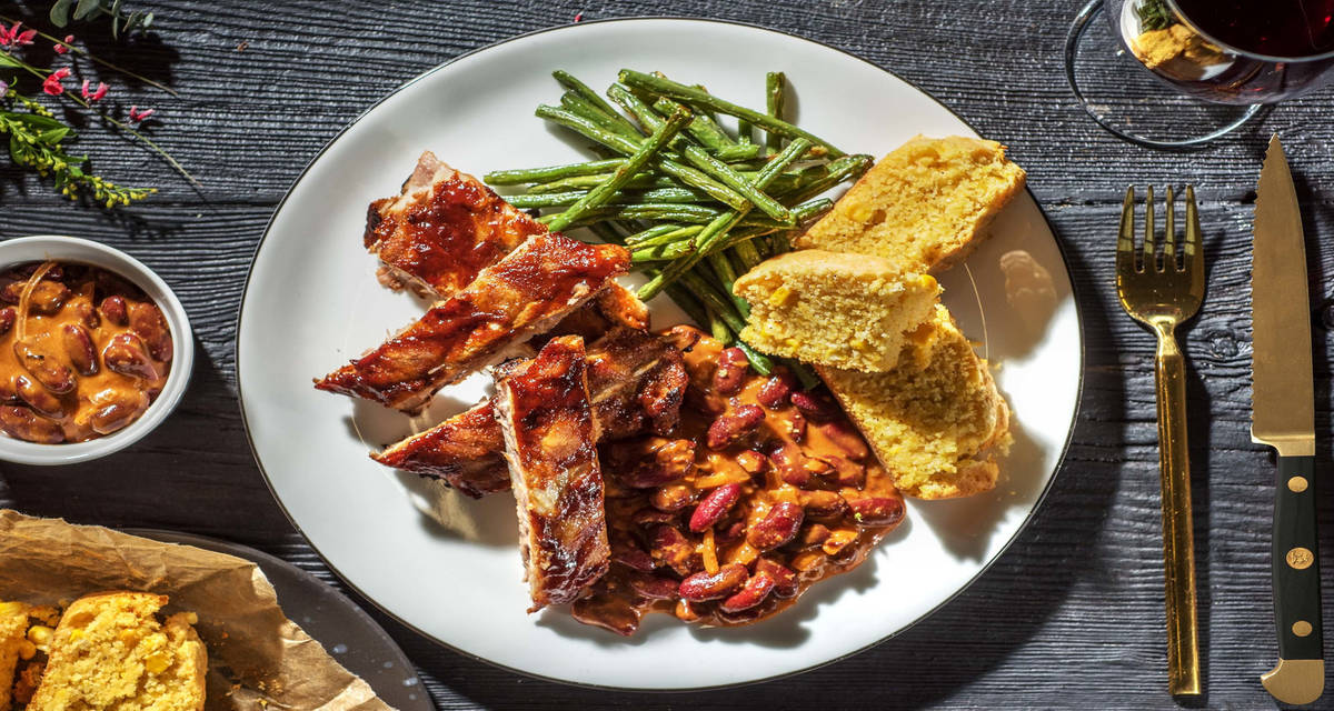 Ribs and BBQ Beans Recipe HelloFresh