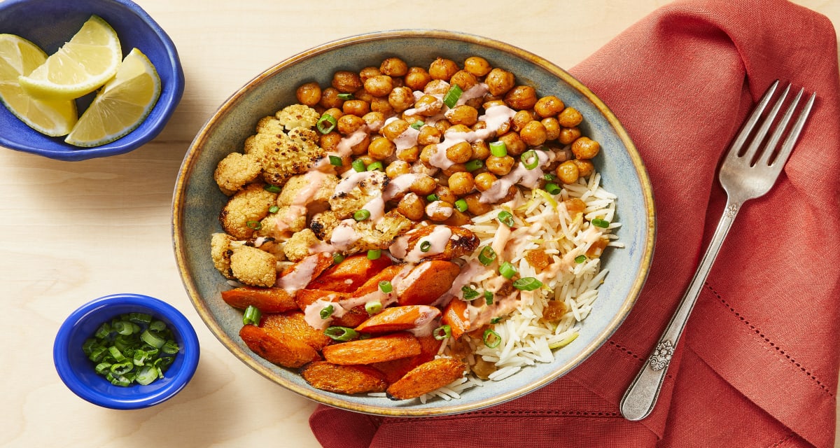 Roasted Cauliflower & Cinnamon Chickpeas Recipe HelloFresh