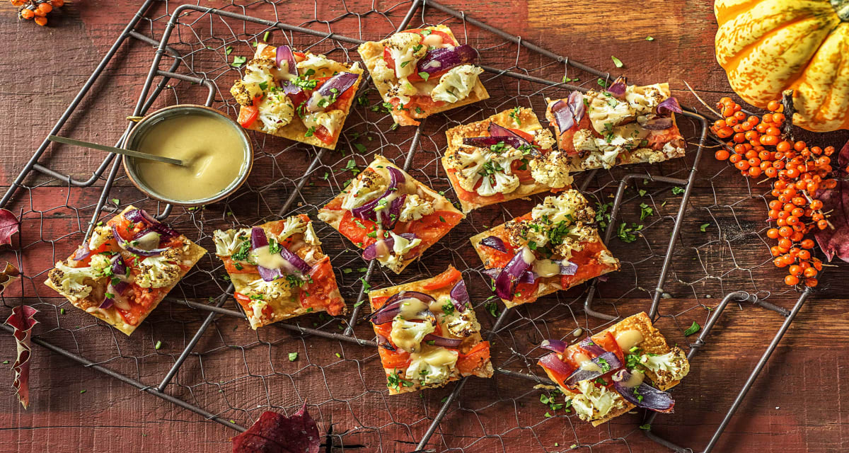 Roasted Cauliflower Flatbreads Recipe HelloFresh