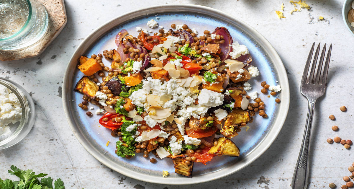 Roasted Veg and Lentil Jumble Recipe HelloFresh