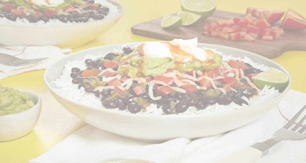 Salsa Verde Black Bean Bowl We'll be back soon!