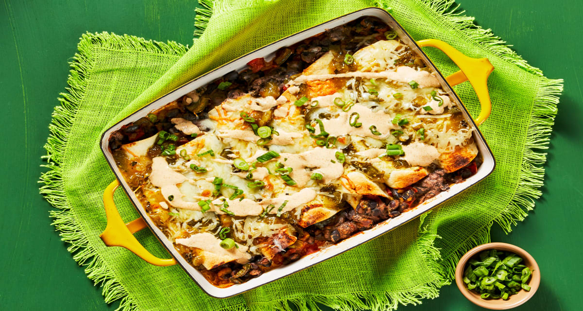 Enchiladas with Green Salsa Recipe HelloFresh