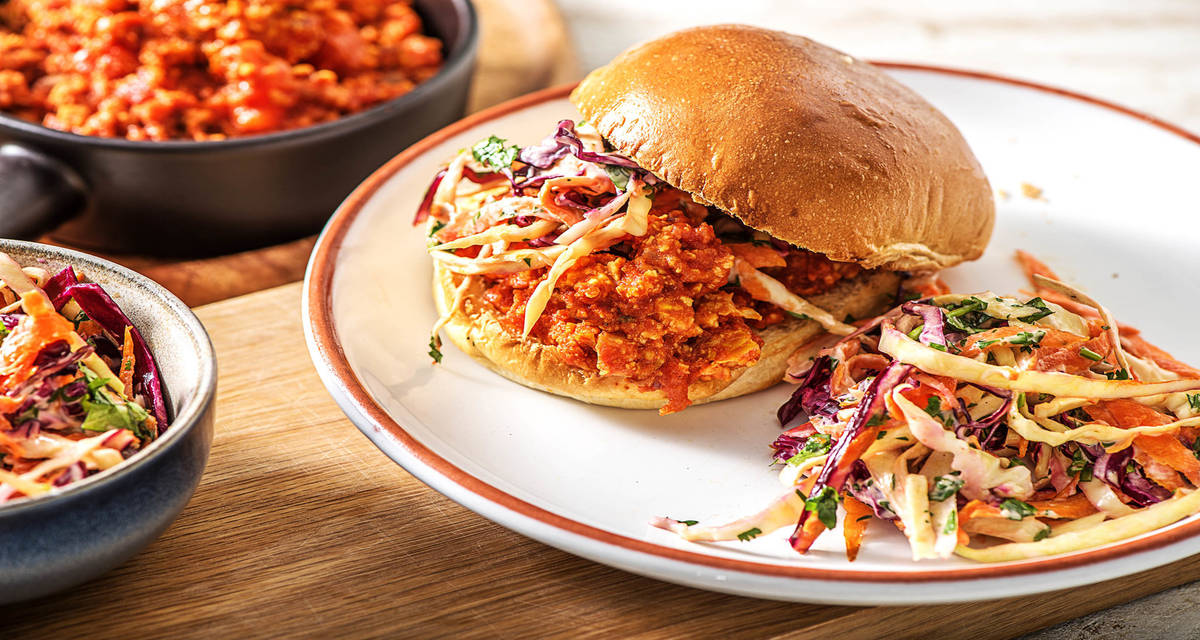 Spicy veggie BBQ sliders Recipe HelloFresh