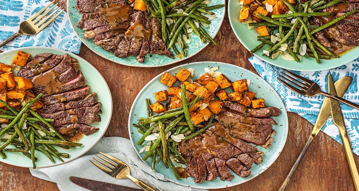 Saucy Thyme Steak Recipe HelloFresh