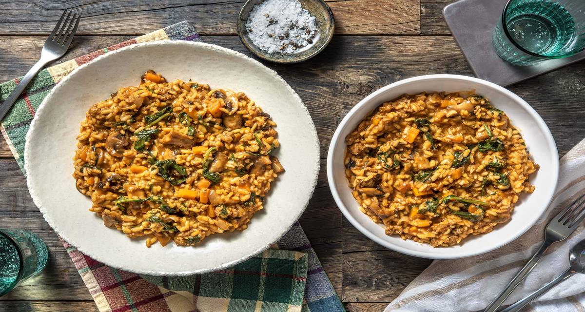 Sausage Bolognese Risotto Recipe HelloFresh