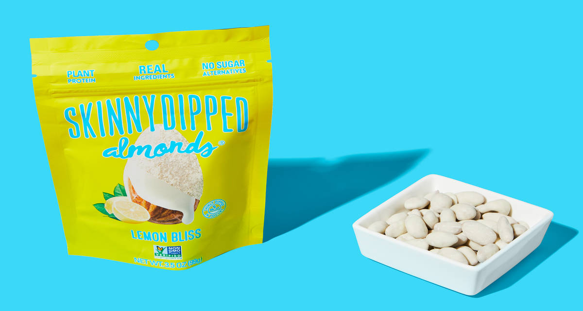 SkinnyDipped Lemon Bliss Almonds The skinny on nutty snacking. | 3.5 oz