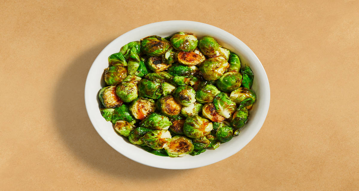 Smoky Maple Brussels Sprouts with Lemon