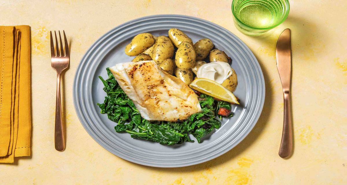 Spanish Style Cod with Smoky Chorizo Potatoes Recipe HelloFresh