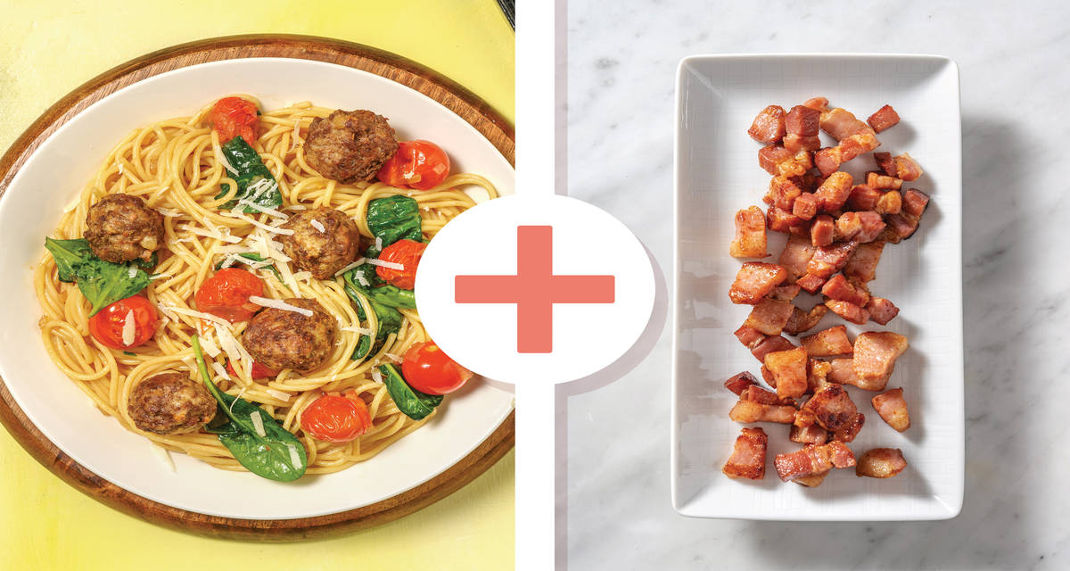 Spiced Beef Meatball Spaghetti Recipe HelloFresh