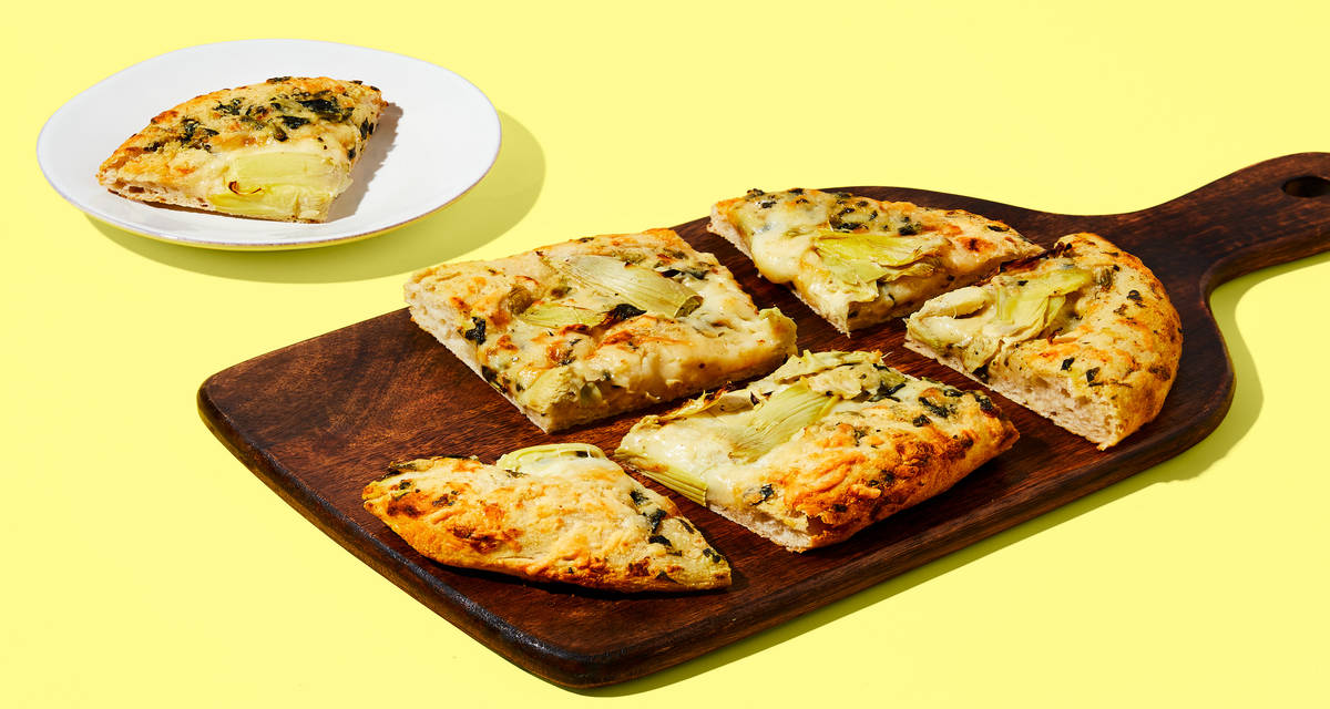 Spinach & Artichoke Pizza You’ll want a pizza this | 2 Servings
