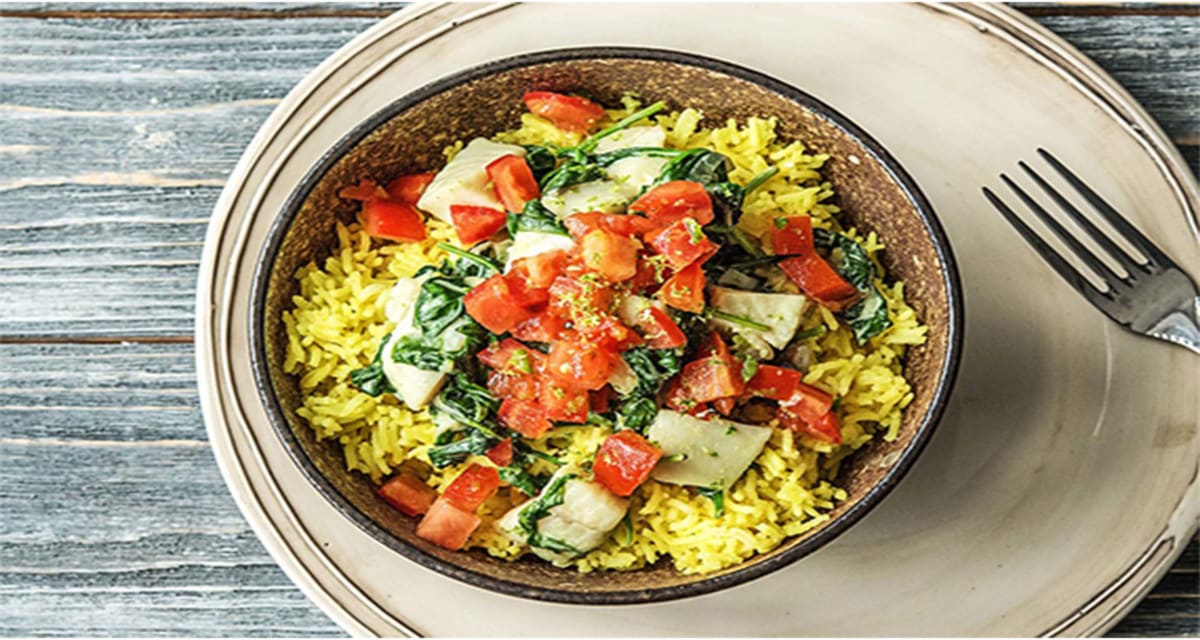 Fish Curry with Rice Recipe HelloFresh
