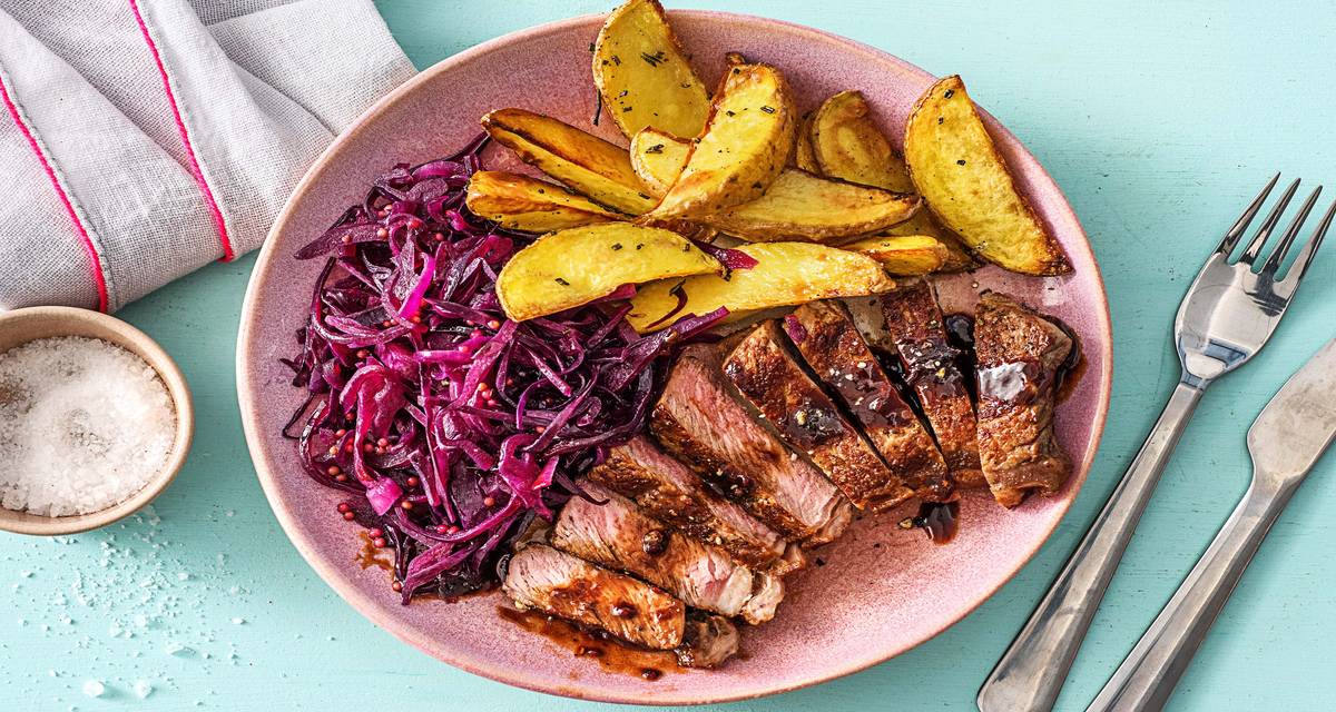 Steak and Potatoes with Sass Recipe HelloFresh