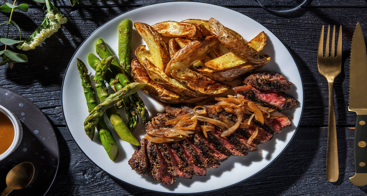 Steak au Poivre Truffle Chips Recipe HelloFresh