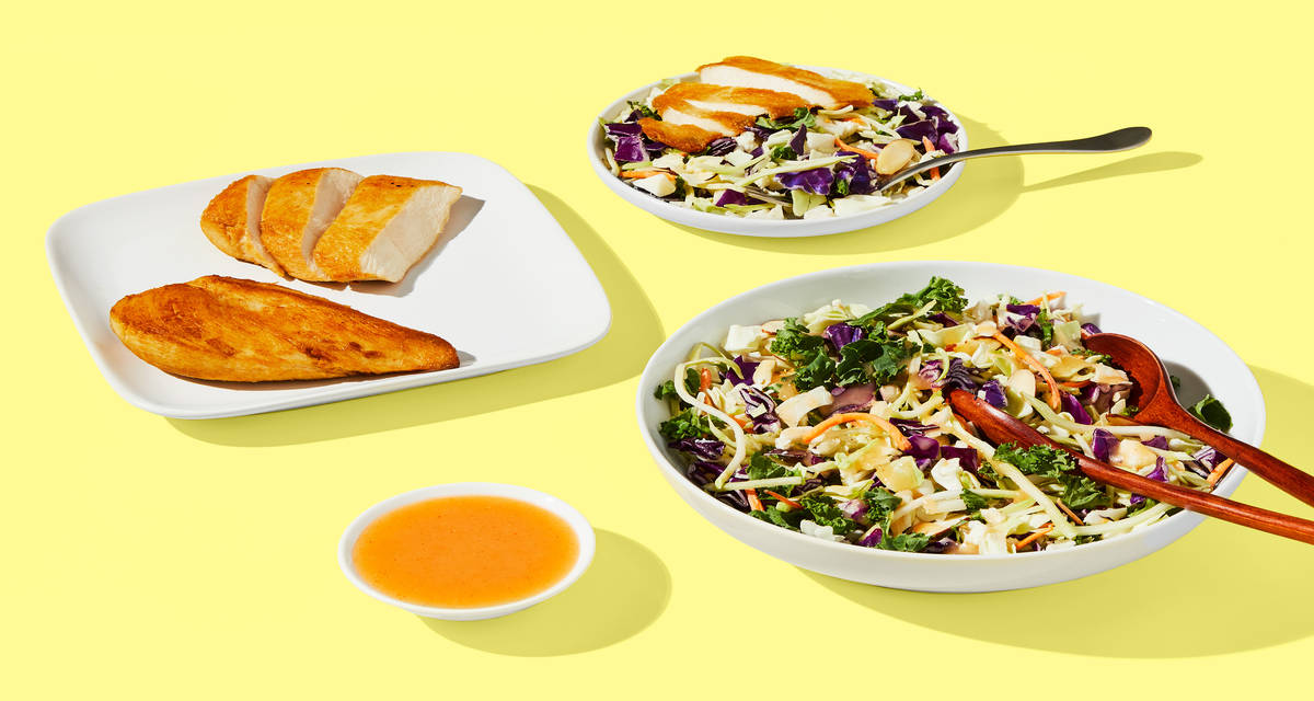 Strawberry Quinoa Harvest Salad & Fully Cooked Chicken A perfect pairing.  | 2 Servings