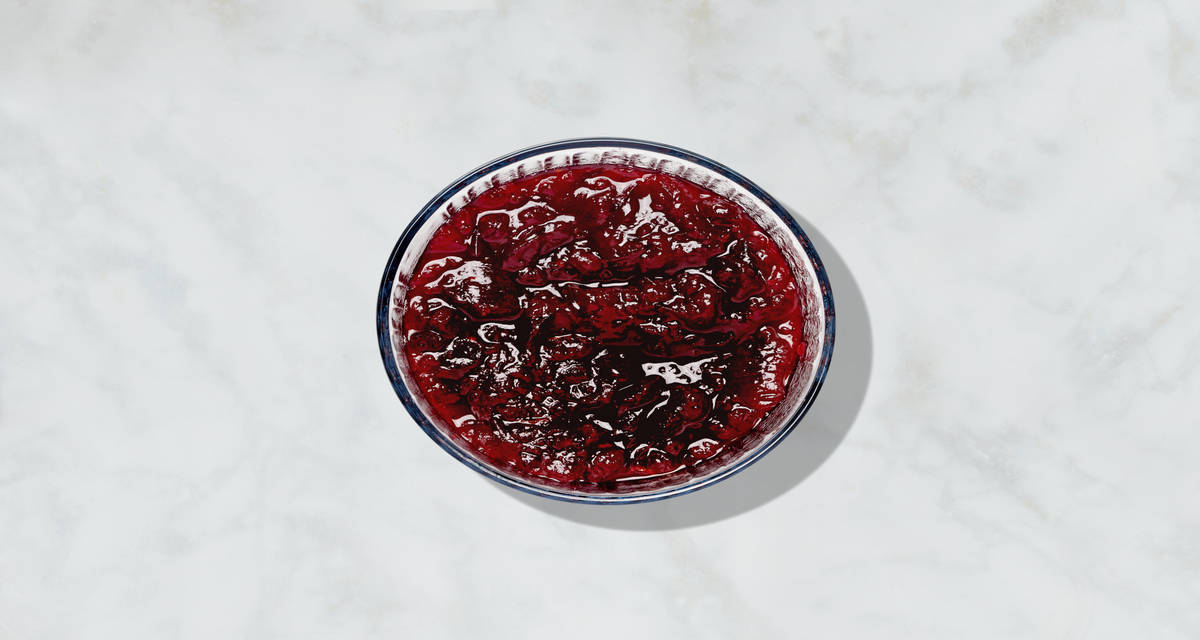 Tangy Apple Cranberry Compote with Balsamic Vinegar