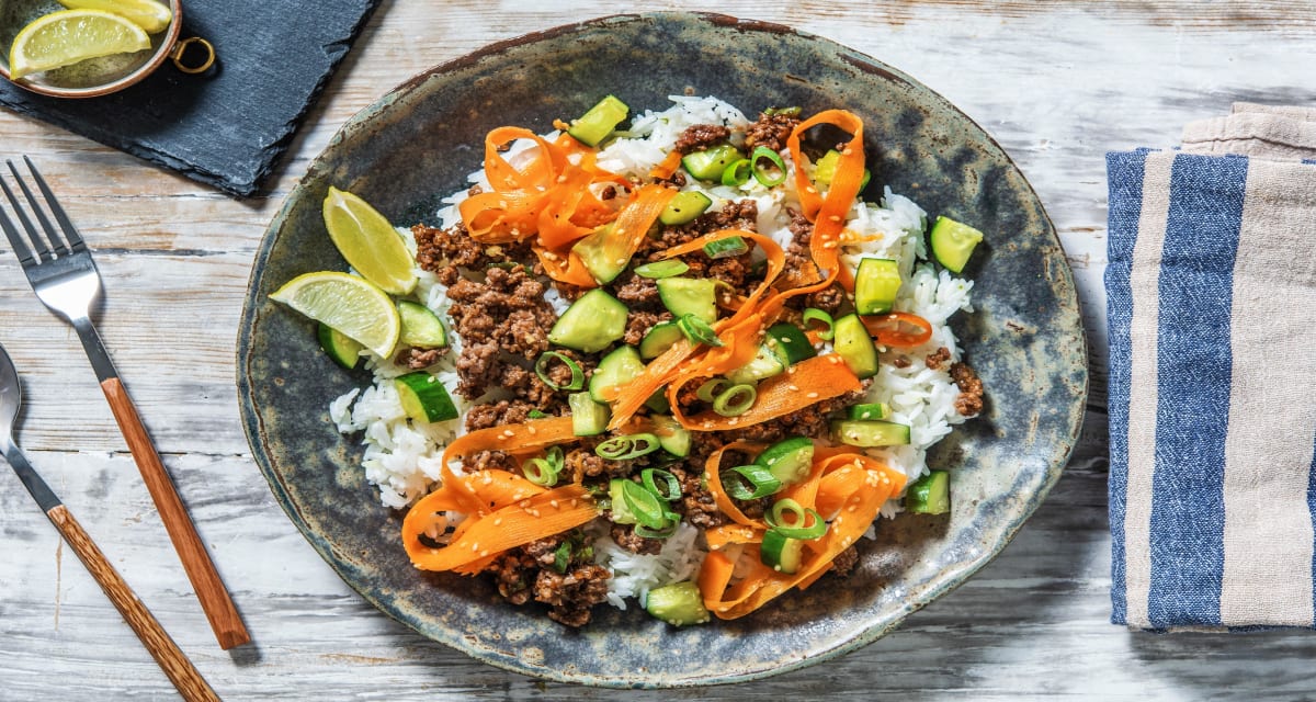 Teriyaki Beef Mince Recipe HelloFresh