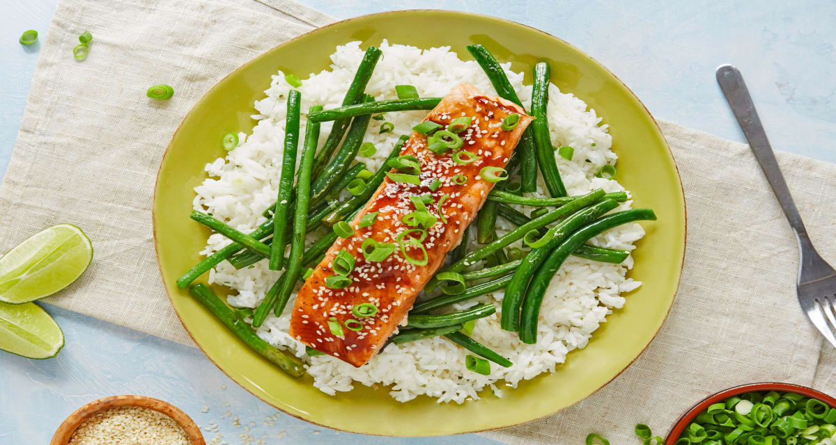 Hello Fresh Honey Salmon Recipe Youtube