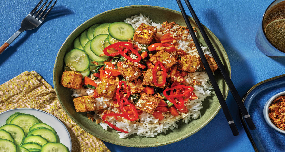 Tofu & Veggie Poke Bowl Recipe HelloFresh