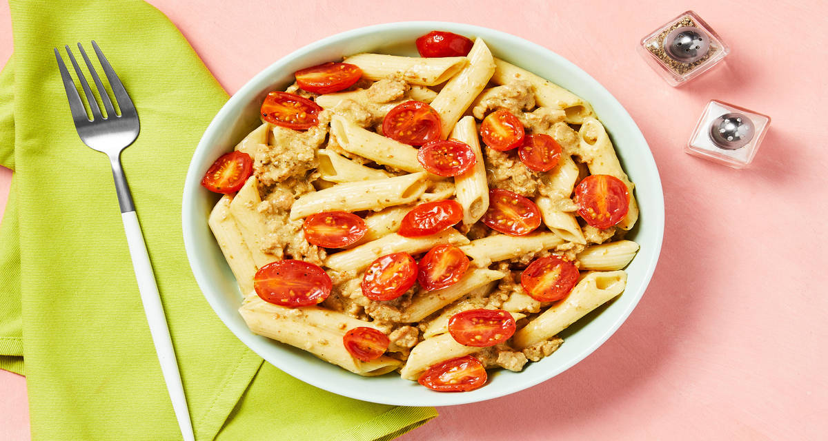 Turkey Molto Penne with Blistered Grape Tomatoes