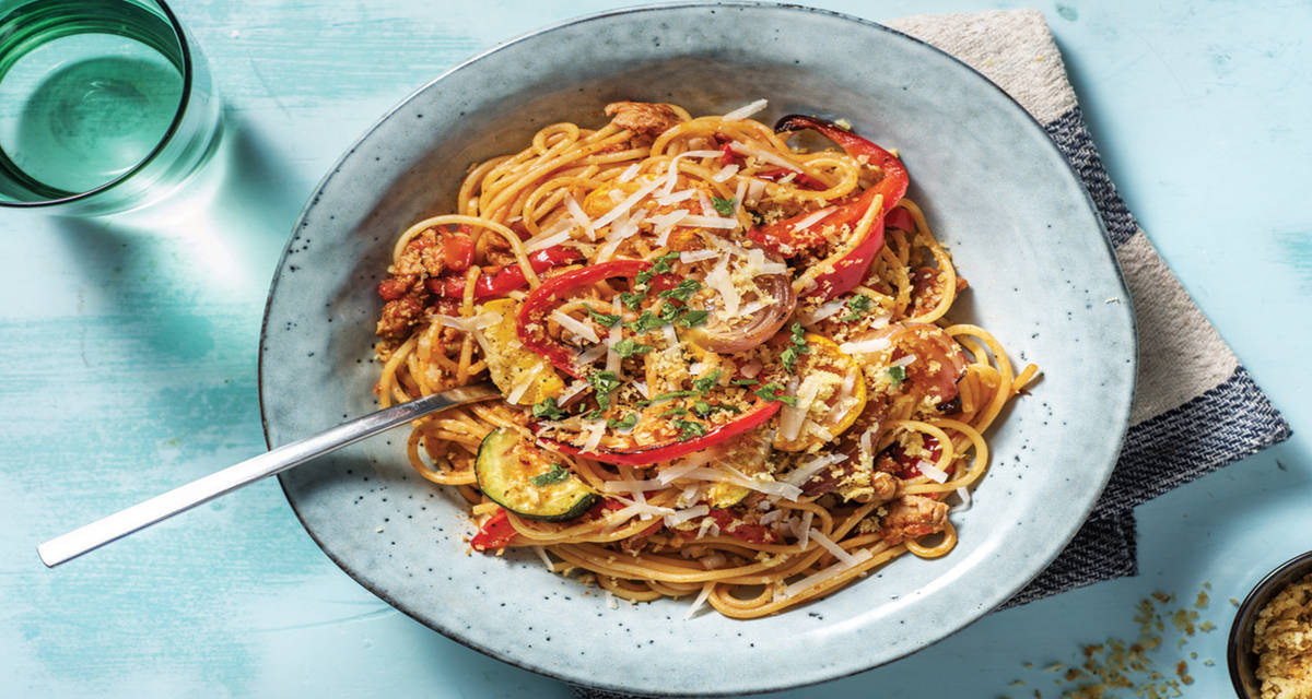 Tuscan Pork Sausage Spaghetti Recipe HelloFresh