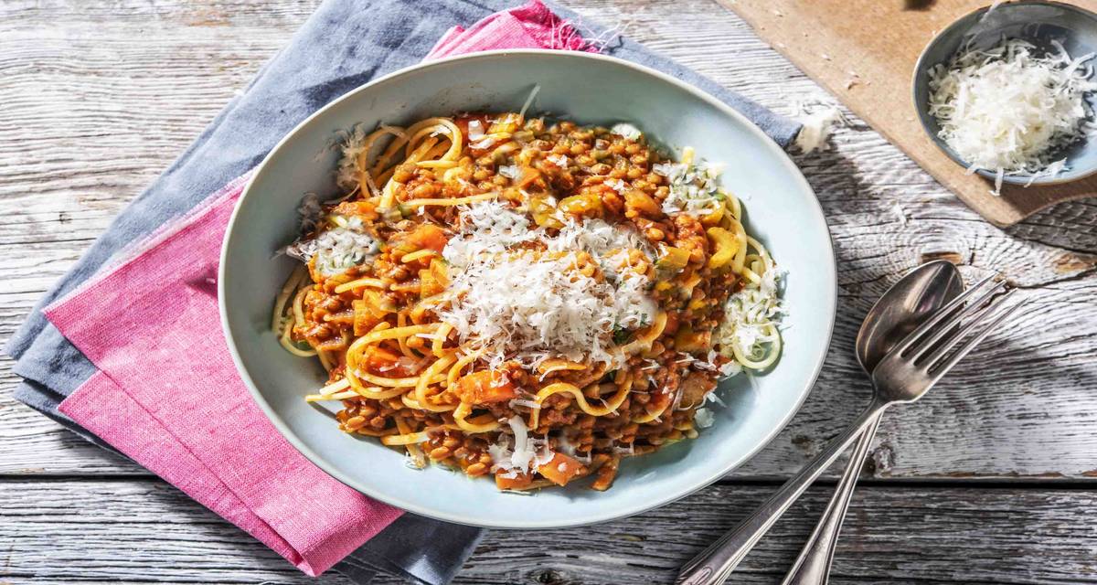 Veggie Lentil Bolognese Recipe HelloFresh